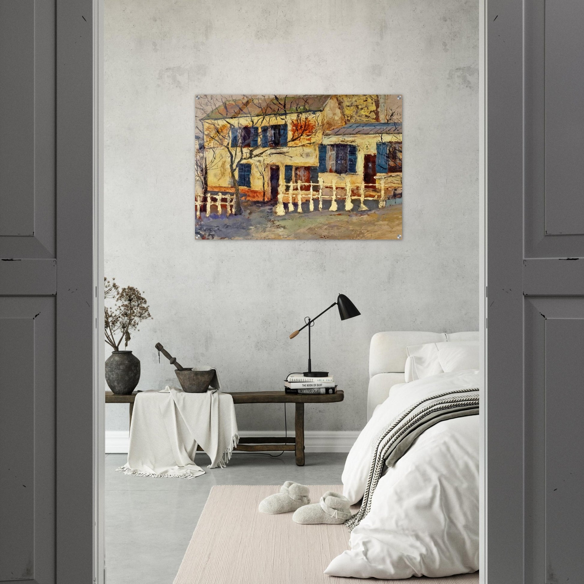 LAPIN AGILE 1 - Maurice Utrillo Acrylic Print - 70x100 cm / 28x40″ inches