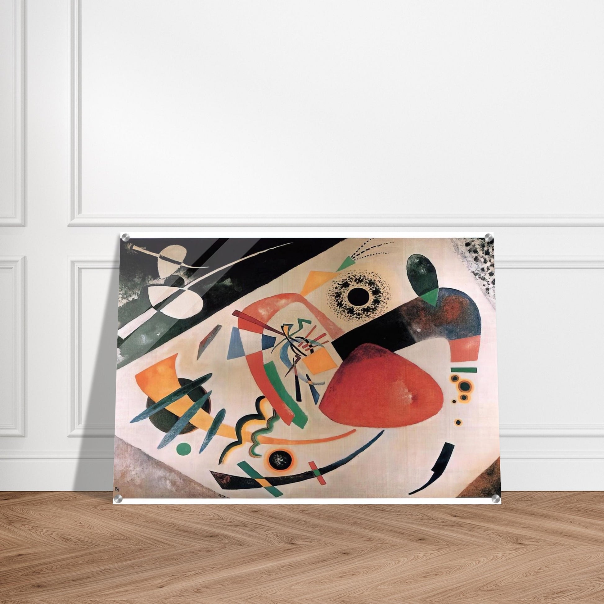 RED SPOT II 1921 - Wassily Kandinsky Acrylic Print - 70x100 cm / 28x40″ inches