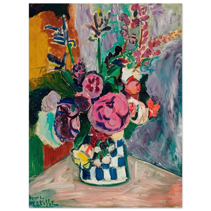 Henri Matisse - LES PIVOINES 1907  75x100 cm / 30x40inches Fine Art Poster