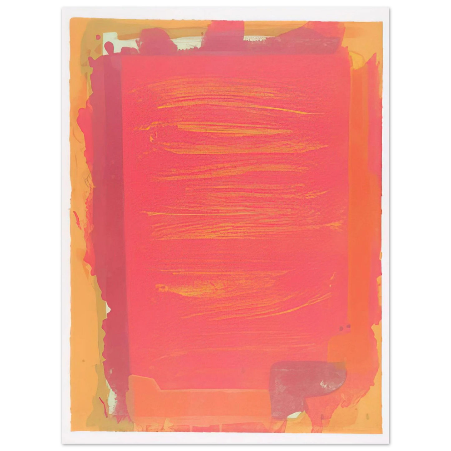 John Hoyland - Untitled II - 1974  75x100 cm / 30x40inches Fine Art Poster