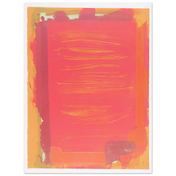 John Hoyland - Untitled II - 1974  75x100 cm / 30x40inches Fine Art Poster