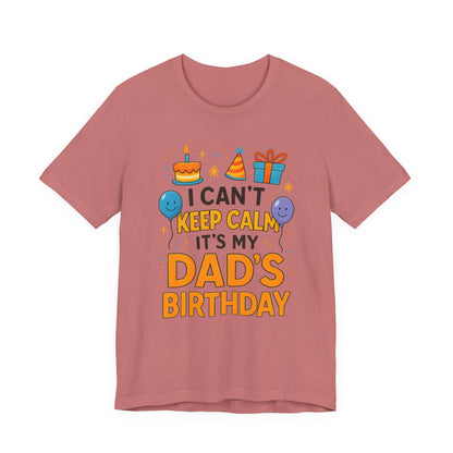 Regalo de cumpleaños para papá No puedo mantener la calma Es el cumpleaños de mi papá Feliz padre