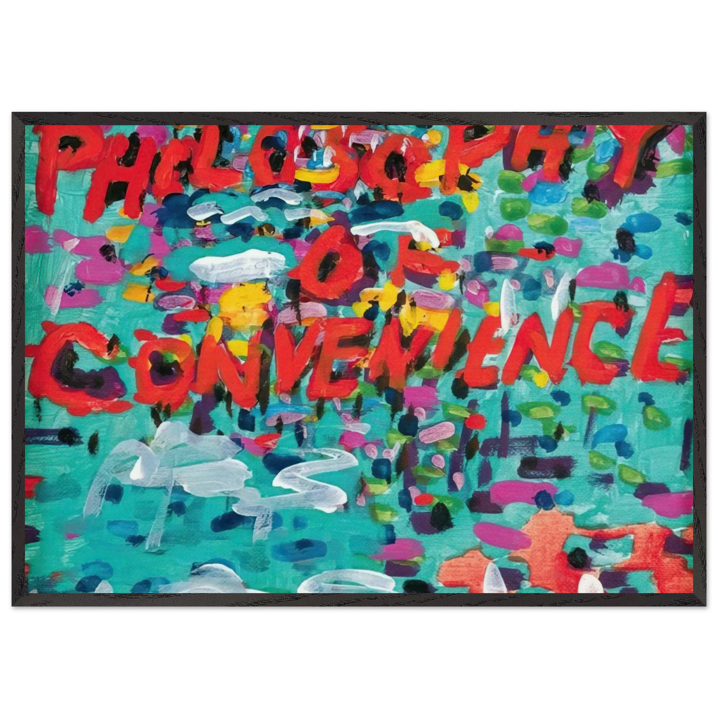 Philosophy of Convenience - 1988 - Paul Thek 70x100 cm / 28x40 inches Framed Art Print – Black Wooden Frame