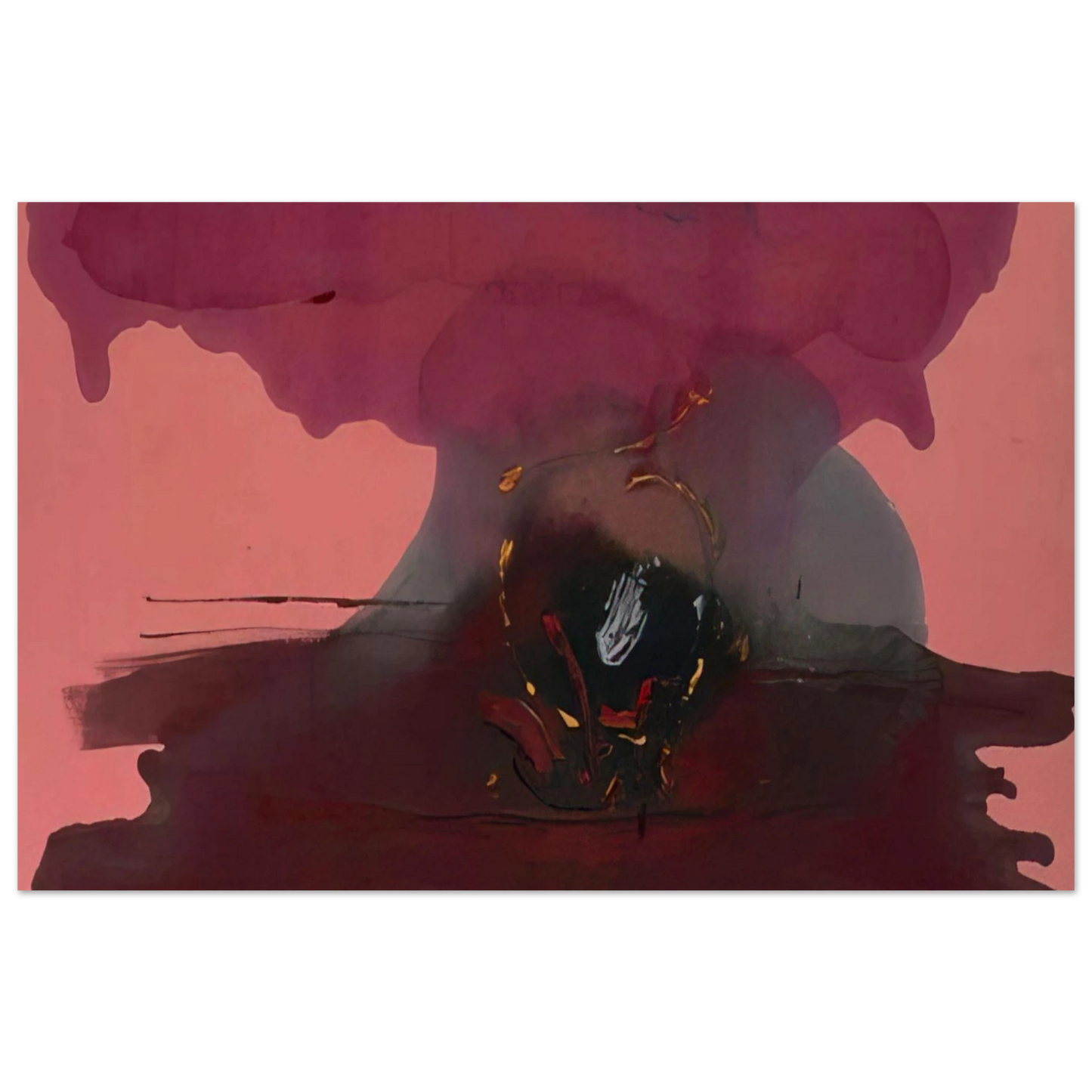 Helen Frankenthaler - Harbinger - 1986 Wall art - 21x29.7 cm / 8x12" - Fine Art Poster-canvas - -