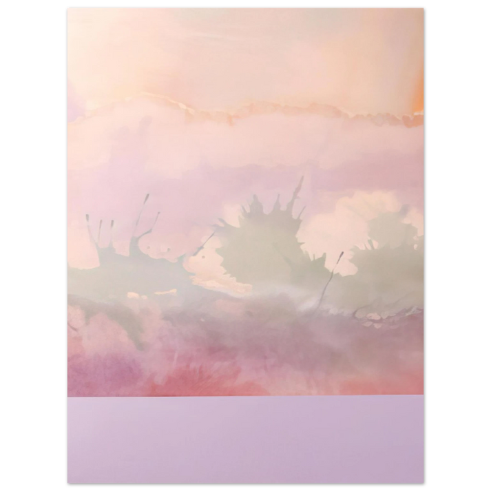Ronnie Landfield - Atlantic Cafe - 1969  75x100 cm / 30x40inches Fine Art Poster