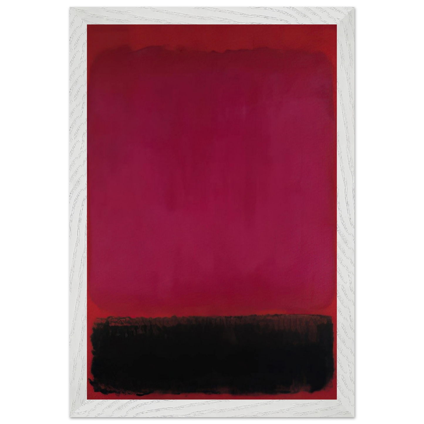 Mark Rothko - Untitled - 1967 Wall Art - 21x29.7 cm / 8x12" - Premium Wooden Framed Poster With Fine Art Paper-canvas - White frame