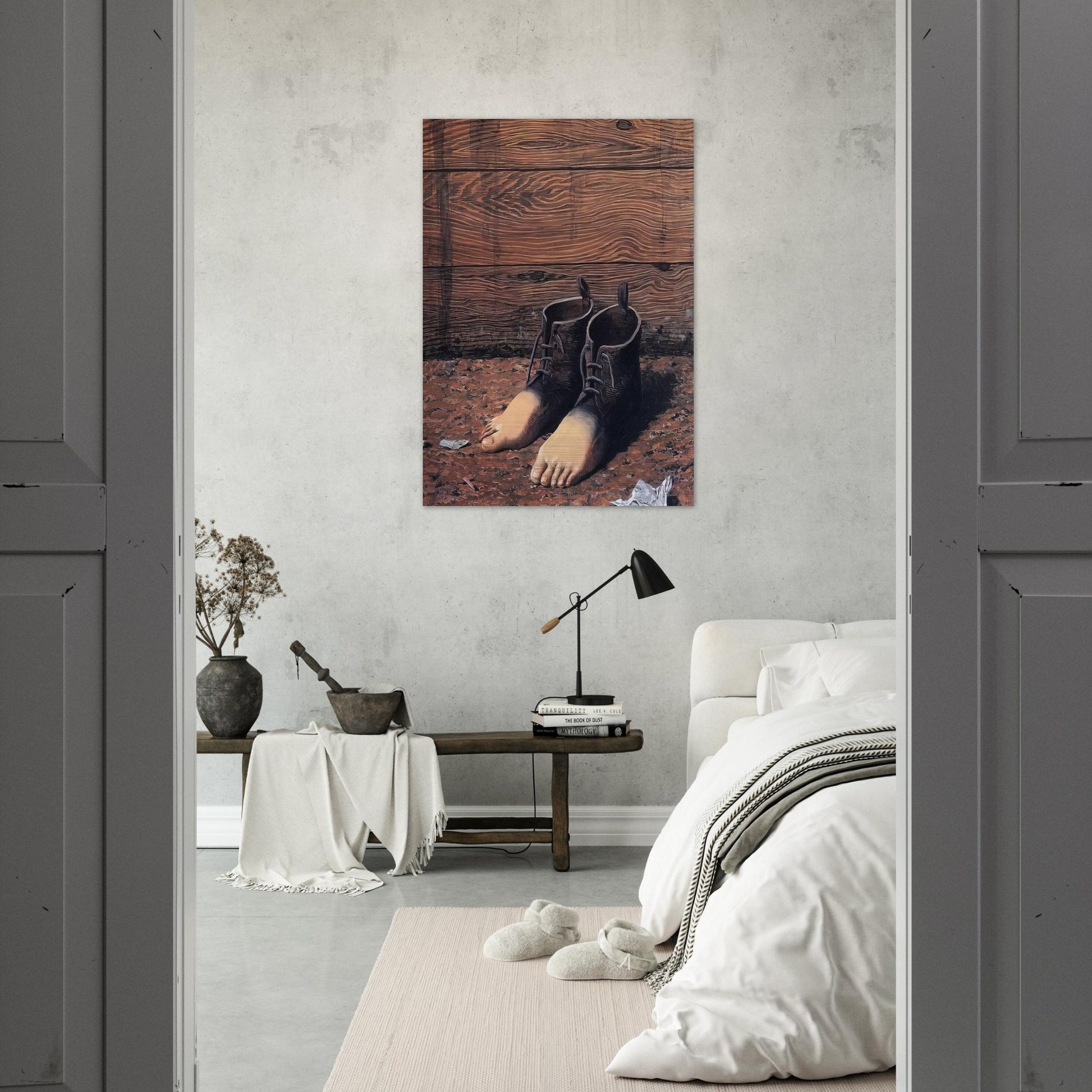 THE RED MODEL 1935 - Rene Magritte Brushed Aluminum Print - 70x100 cm / 28x40 inches | Rene Magritte Aluminum Print | Rene Magritte Prints