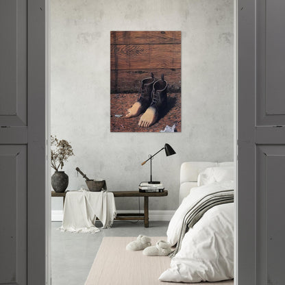 THE RED MODEL 1935 - Rene Magritte Brushed Aluminum Print - 70x100 cm / 28x40 inches | Rene Magritte Aluminum Print | Rene Magritte Prints