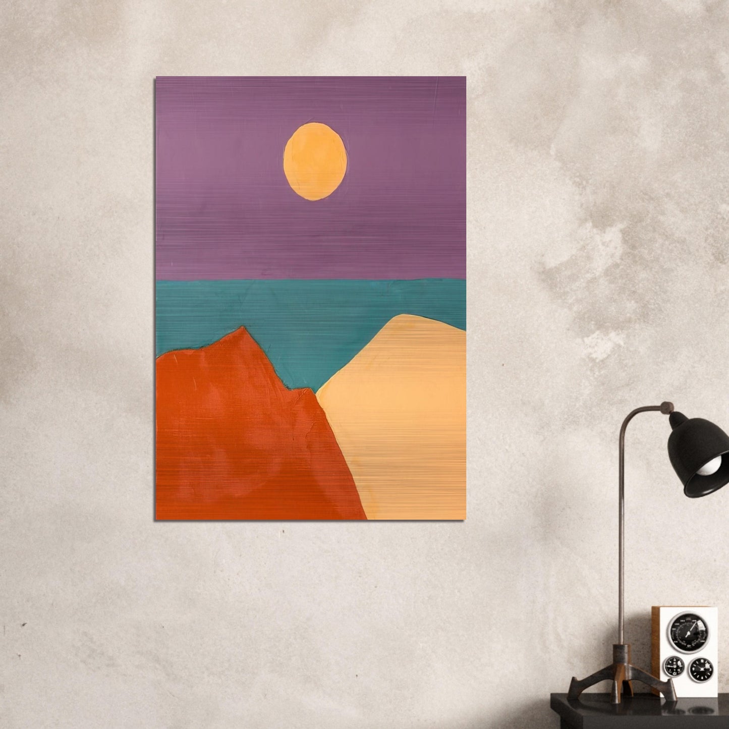 Untitled - 2015 - Etel Adnan Brushed Aluminum Print - 70x100 cm / 28x40 inches | Etel Adnan Aluminum Print | Etel Adnan Prints