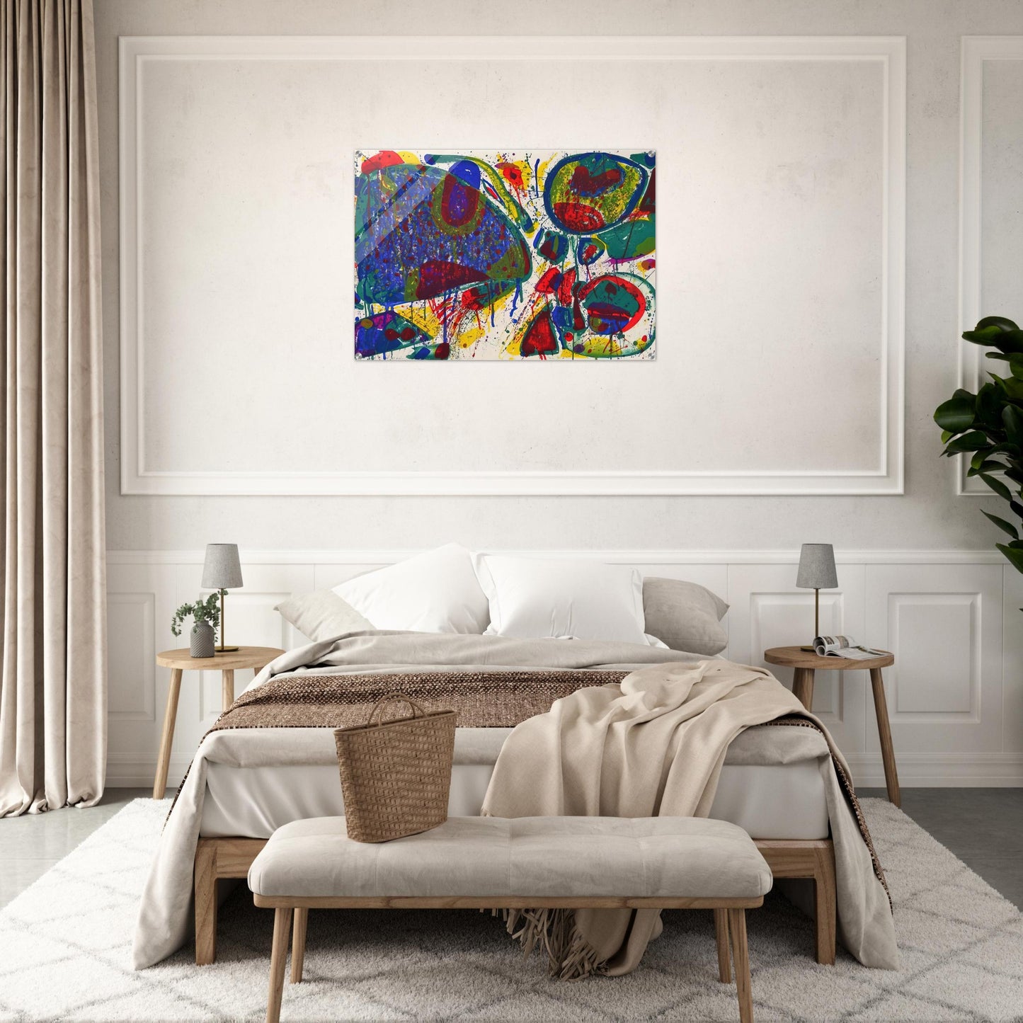 Variant III  from Bright Jade Ghost  - Sam Francis Acrylic Print - 70x100 cm / 28x40″ inches