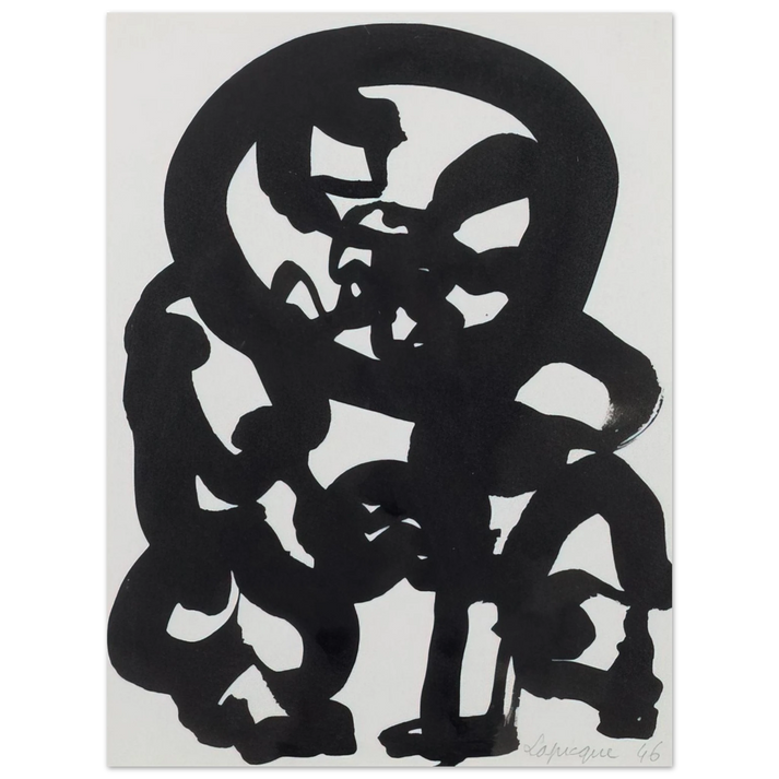 Charles Lapicque - Le Pardon - 1946  75x100 cm / 30x40inches Fine Art Poster