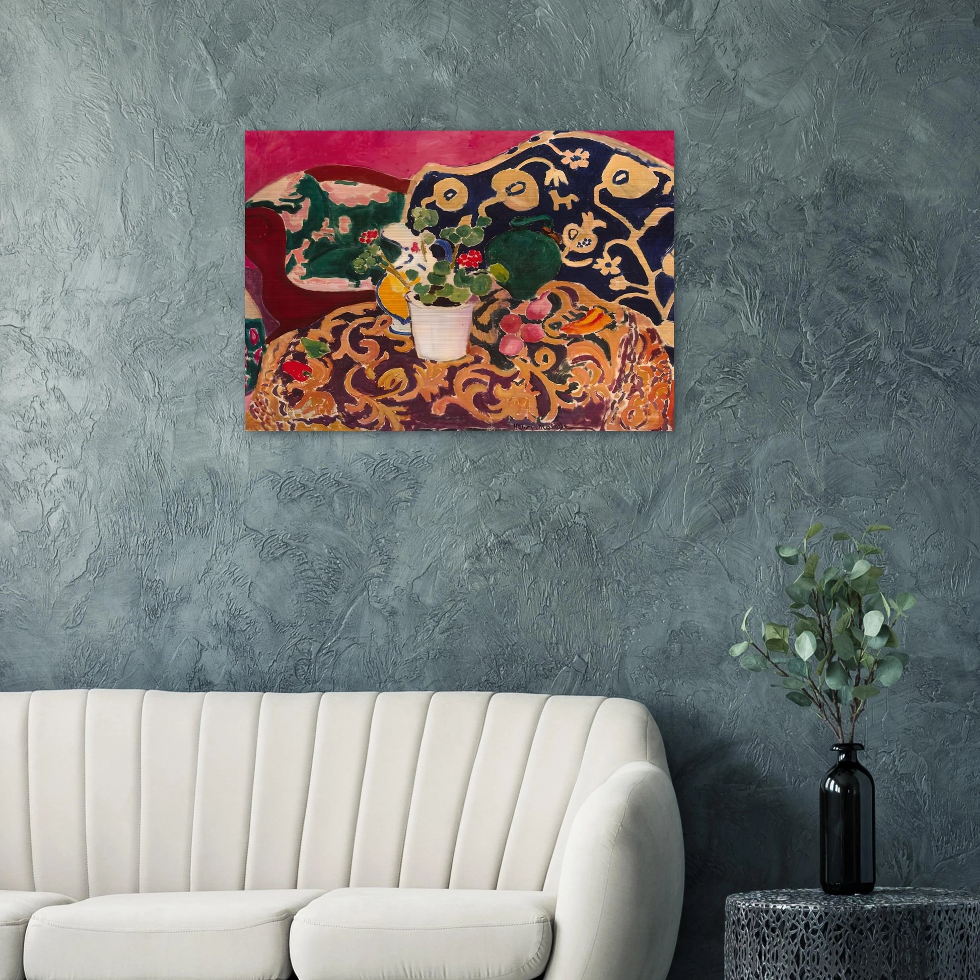 SPANISH STILL LIFE SEVILLE II 1911 - Henri Matisse Brushed Aluminum Print - 70x100 cm / 28x40 inches | Henri Matisse Aluminum Print | Henri Matisse Prints