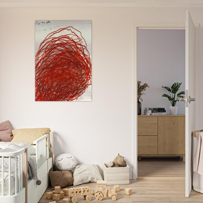 Suma - Cy Twombly Brushed Aluminum Print - 70x100 cm / 28x40 inches | Cy Twombly Aluminum Print | Cy Twombly Prints