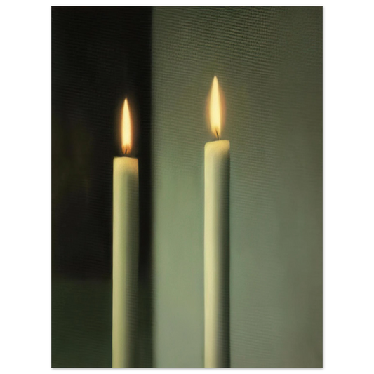 Gerhard Richter - CANDLES  75x100 cm / 30x40inches Fine Art Poster