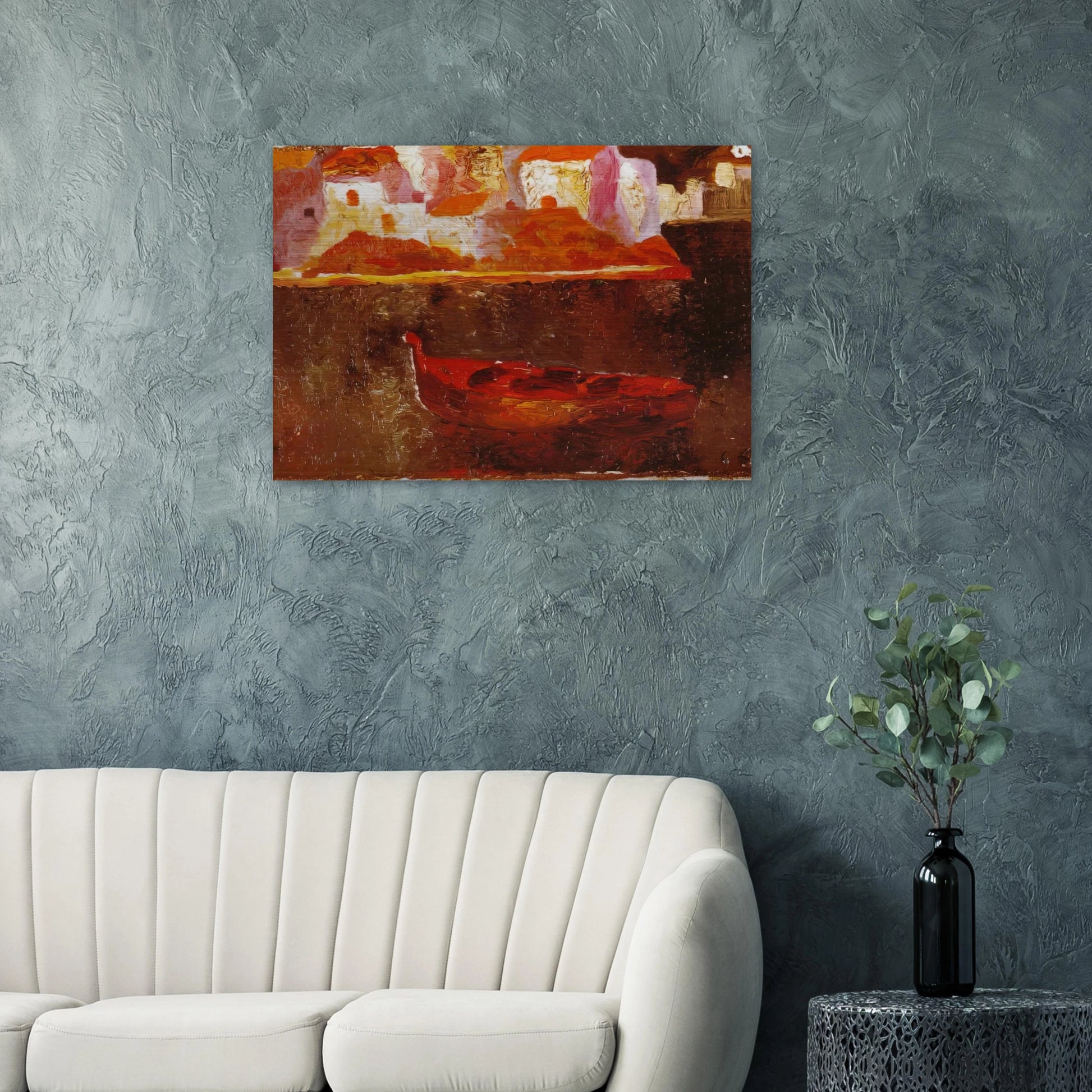 PUNTA ES BALUARD DE LA RIBA D EN PITXOT 1919 - Salvador Dali Brushed Aluminum Print - 70x100 cm / 28x40 inches | Salvador Dali Aluminum Print | Salvador Dali Prints