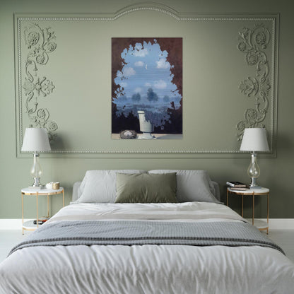 THE LAND OF MIRACLES 1964 - Rene Magritte Brushed Aluminum Print - 70x100 cm / 28x40 inches | Rene Magritte Aluminum Print | Rene Magritte Prints
