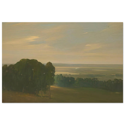 Eucalyptus Grove in a Vast Landscape - Tonalism - Xavier Martinez Art Prints - 100x150 cm / 40x60″ inches | Xavier Martinez Poster | Xavier Martinez Prints