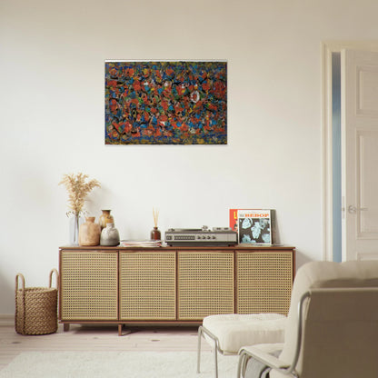 Encrustation - Richard Pousette-Dart Brushed Aluminum Print - 70x100 cm / 28x40 inches | Richard Pousette-Dart Aluminum Print | Richard Pousette-Dart Prints