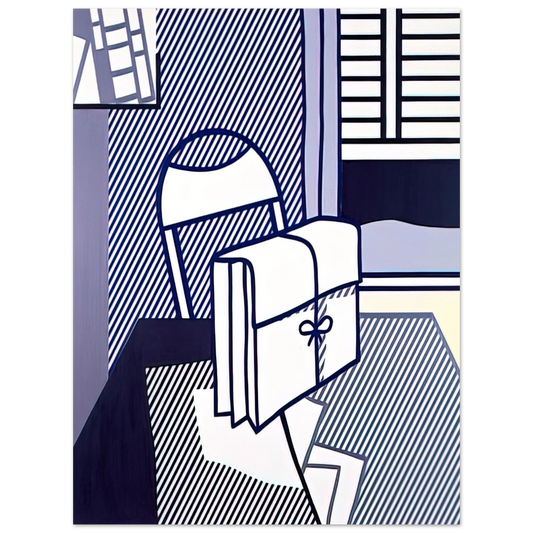 Roy Lichtenstein - STILL LIFE WITH DOSSIER 1976  75x100 cm / 30x40inches Fine Art Poster
