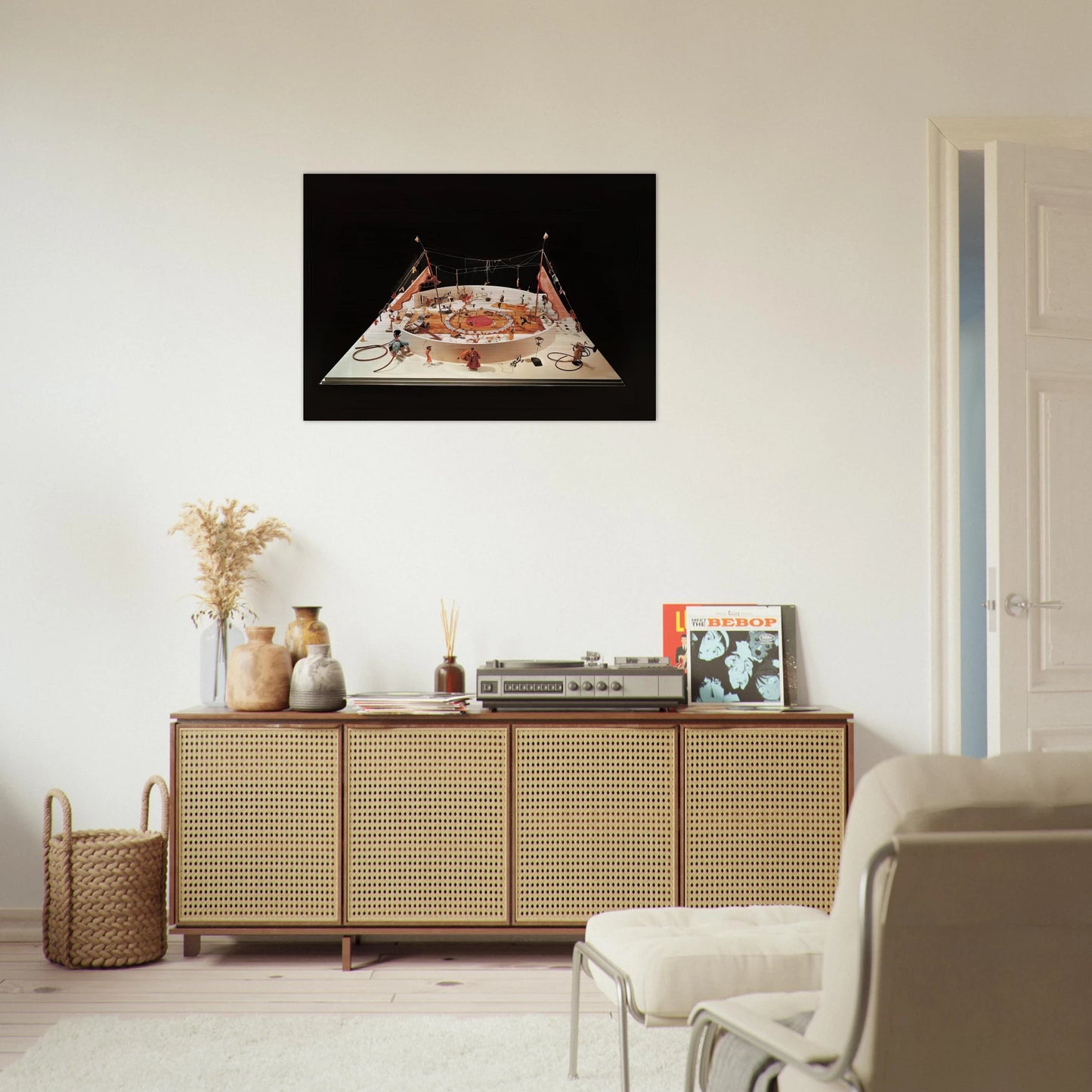 CALDER S CIRCUS 1931 - Alexander Calder Brushed Aluminum Print - 70x100 cm / 28x40 inches | Alexander Calder Aluminum Print | Alexander Calder Prints