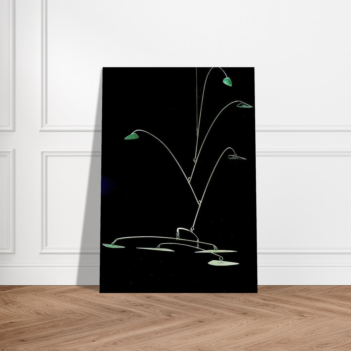STAINLESS STEALER 1966 - Alexander Calder Brushed Aluminum Print - 70x100 cm / 28x40 inches | Alexander Calder Aluminum Print | Alexander Calder Prints