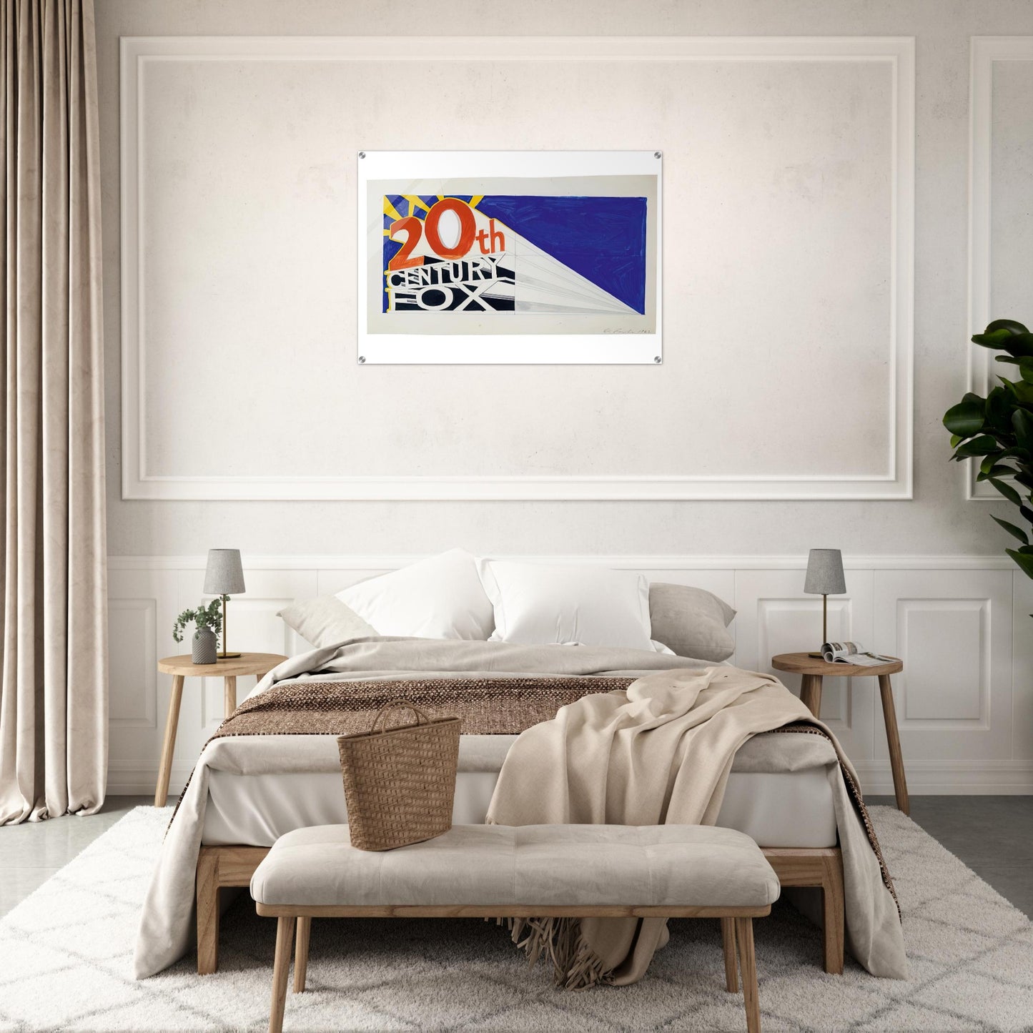 TRADEMARK 3 1962 - Edward Ruscha Acrylic Print - 70x100 cm / 28x40″ inches | Edward Ruscha Wall Art | Edward Ruscha Prints