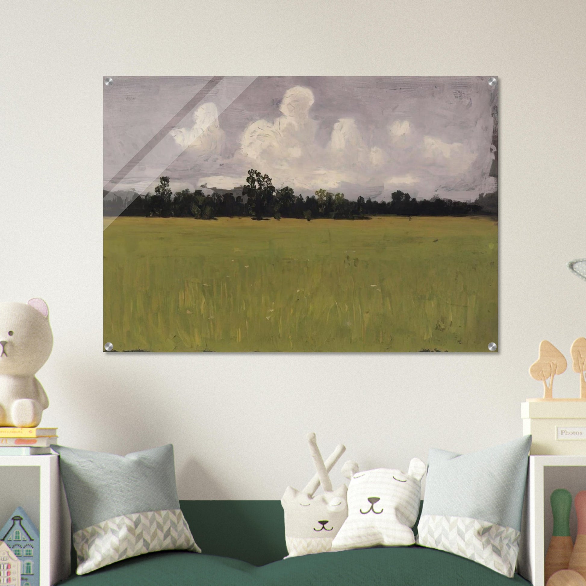 Autumn. Steppe - Arkhyp Kuindzhi Acrylic Print - 70x100 cm / 28x40″ inches | Arkhyp Kuindzhi Wall Art | Arkhyp Kuindzhi Prints