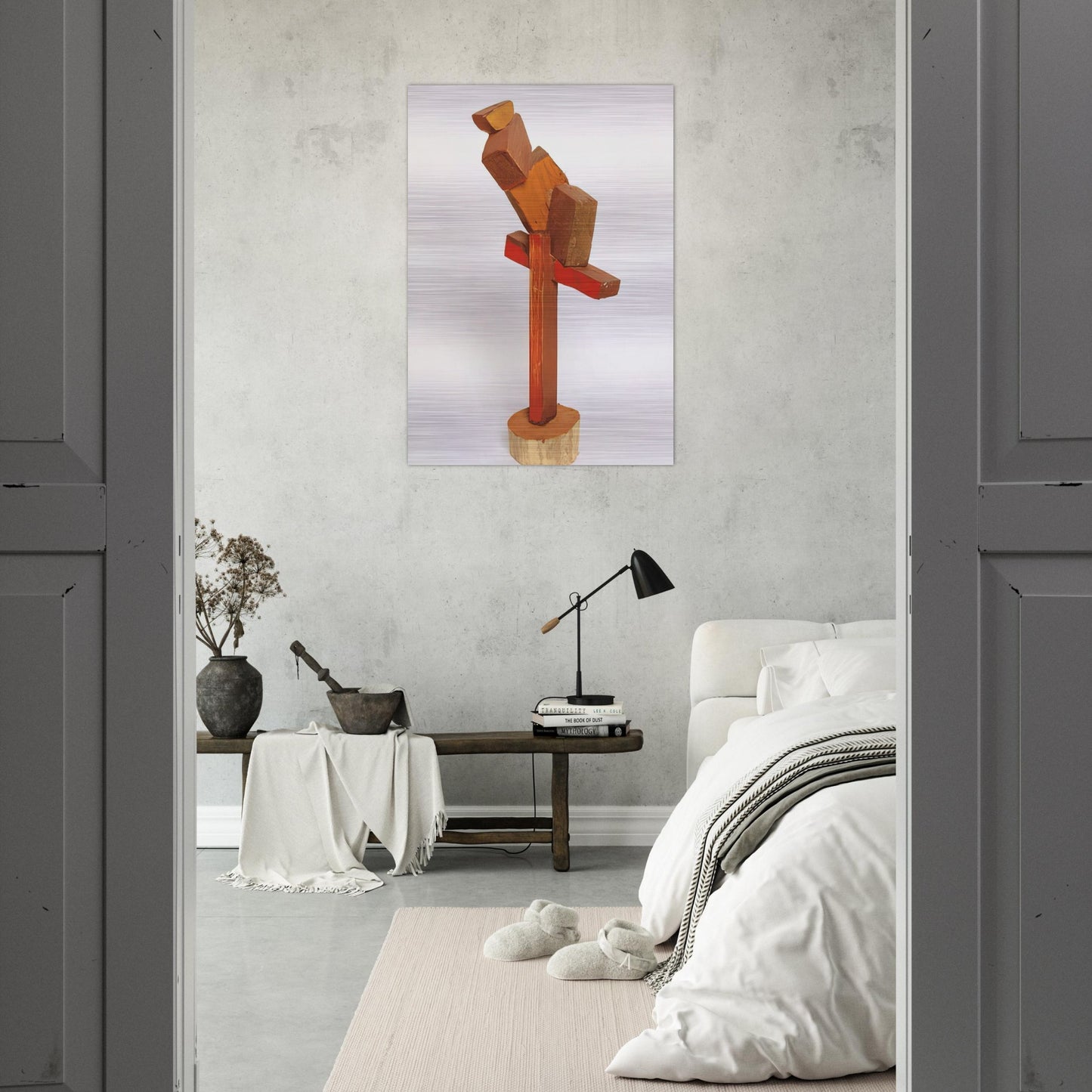 DIVERTIMENTO 1997 - Esteban Vicente Brushed Aluminum Print - 70x100 cm / 28x40 inches | Esteban Vicente Aluminum Print | Esteban Vicente Prints