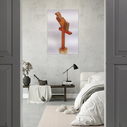 DIVERTIMENTO 1997 - Esteban Vicente Brushed Aluminum Print - 70x100 cm / 28x40 inches | Esteban Vicente Aluminum Print | Esteban Vicente Prints