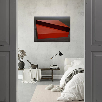 Untitled - 1963 - Donald Judd Brushed Aluminum Print - 70x100 cm / 28x40 inches | Donald Judd Aluminum Print | Donald Judd Prints