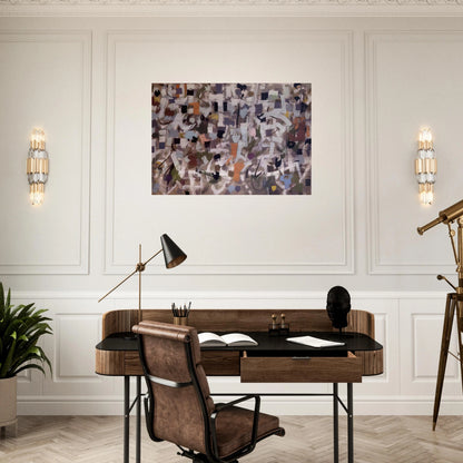 Number 15 - 1953 - Bradley Walker Tomlin Brushed Aluminum Print - 70x100 cm / 28x40 inches | Bradley Walker Tomlin Aluminum Print | Bradley Walker Tomlin Prints