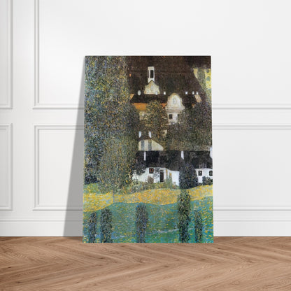 SCHLOSS KAMMER AM ATTERSEE II 1909 - Gustav Klimt Brushed Aluminum Print - 70x100 cm / 28x40 inches | Gustav Klimt Aluminum Print | Gustav Klimt Prints