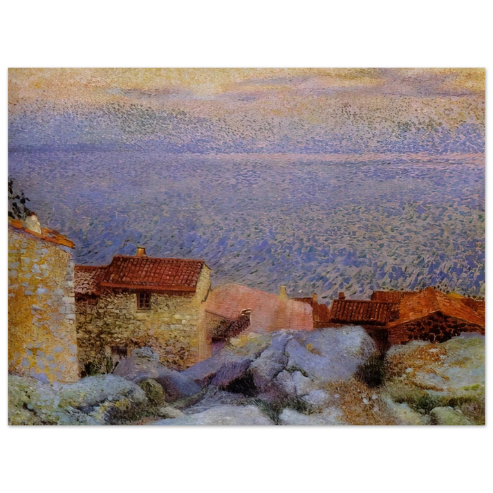 Henri-Edmond Cross - Coastal Landscape  75x100 cm / 30x40inches Fine Art Poster