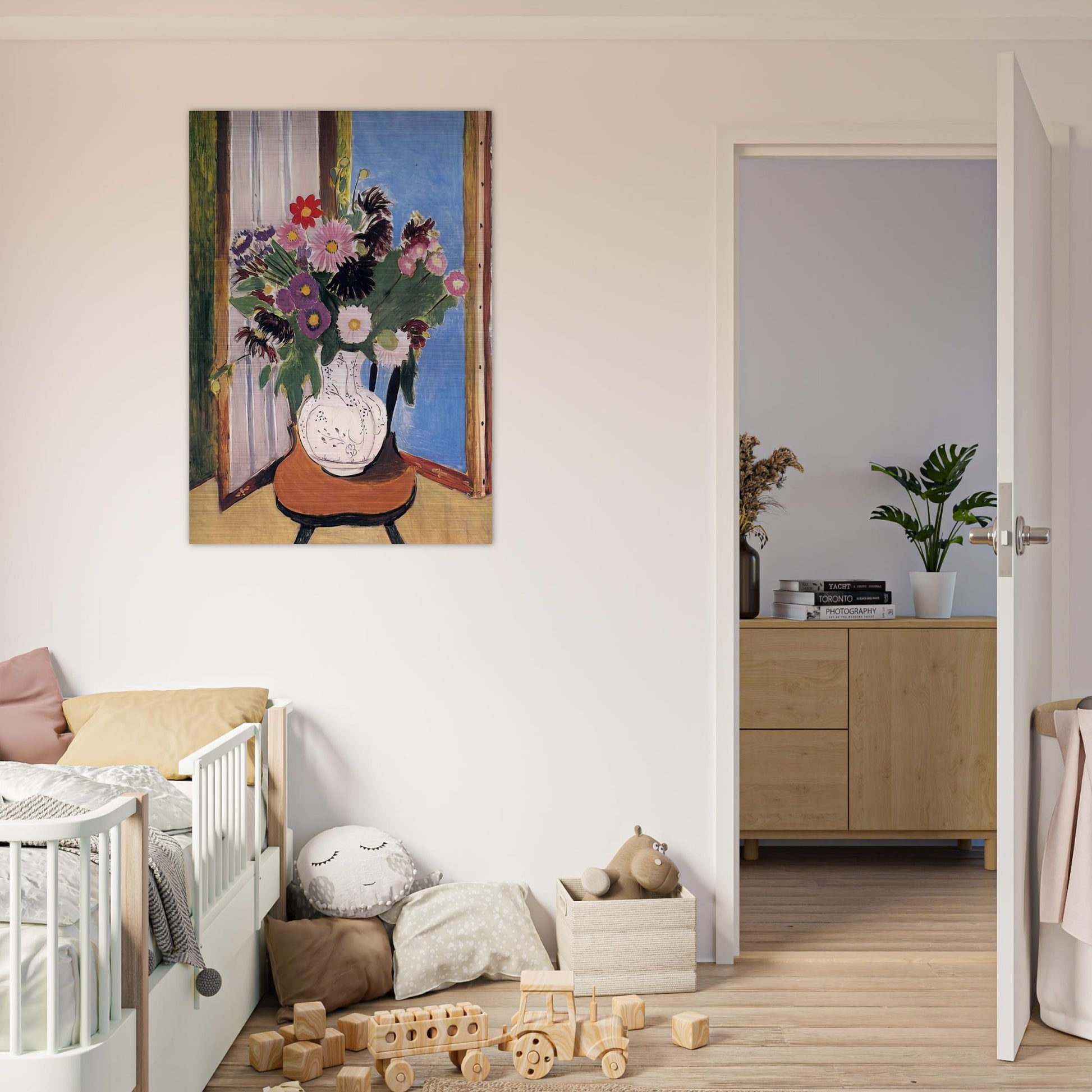 DAISIES 1919 - Henri Matisse Brushed Aluminum Print - 70x100 cm / 28x40 inches | Henri Matisse Aluminum Print | Henri Matisse Prints