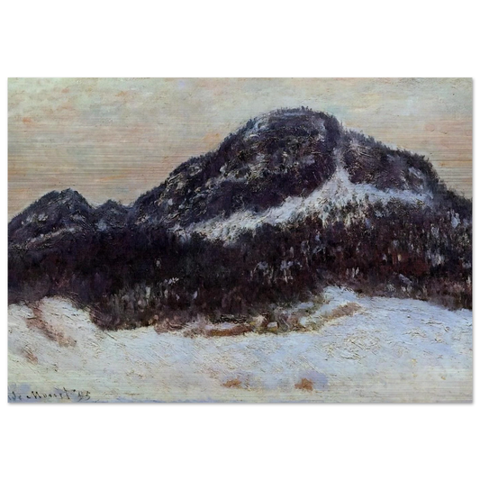 Mount Kolsaas 2 - claude monet Brushed Aluminum Print - 70x100 cm / 28x40 inches | claude monet Aluminum Print | claude monet Prints
