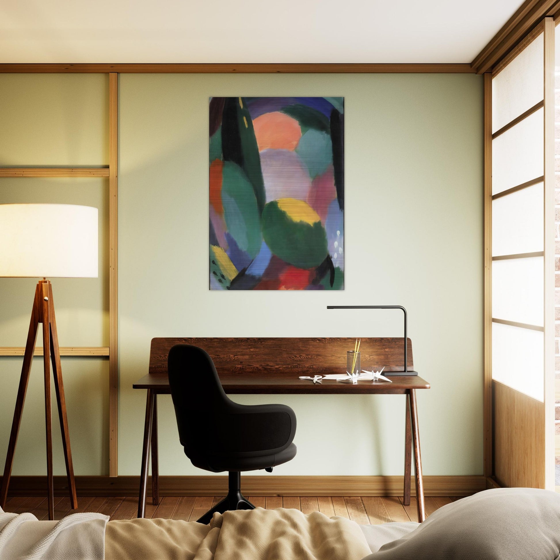 VARIATION GLORREICHER ABEND SOMMERSEGEN II 1917 - Alexej von Jawlensky Brushed Aluminum Print - 70x100 cm / 28x40 inches | Alexej von Jawlensky Aluminum Print | Alexej von Jawlensky Prints