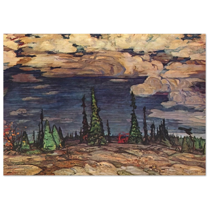 Terre Sauvage - 1913 - A.Y. Jackson Brushed Aluminum Print - 70x100 cm / 28x40 inches | A.Y. Jackson Aluminum Print | A.Y. Jackson Prints