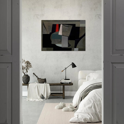 1934-6 painting - still life - 1936 - Ben Nicholson Brushed Aluminum Print - 70x100 cm / 28x40 inches | Ben Nicholson Aluminum Print | Ben Nicholson Prints