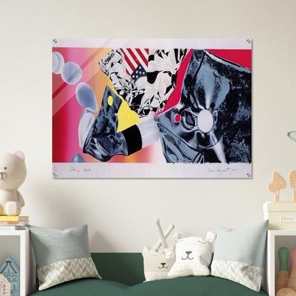 Flamingo Capsule - James Rosenquist Acrylic Print - 70x100 cm / 28x40″ inches