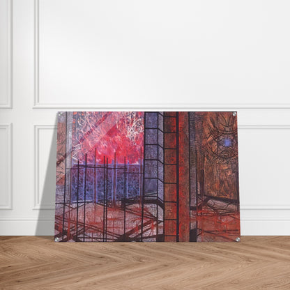Chronicle - 1964 - Jimmy Ernst Acrylic Print - 70x100 cm / 28x40″ inches
