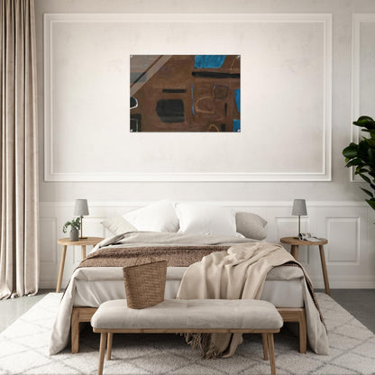 Brown and Black - 1960 - William Scott Acrylic Print - 70x100 cm / 28x40″ inches