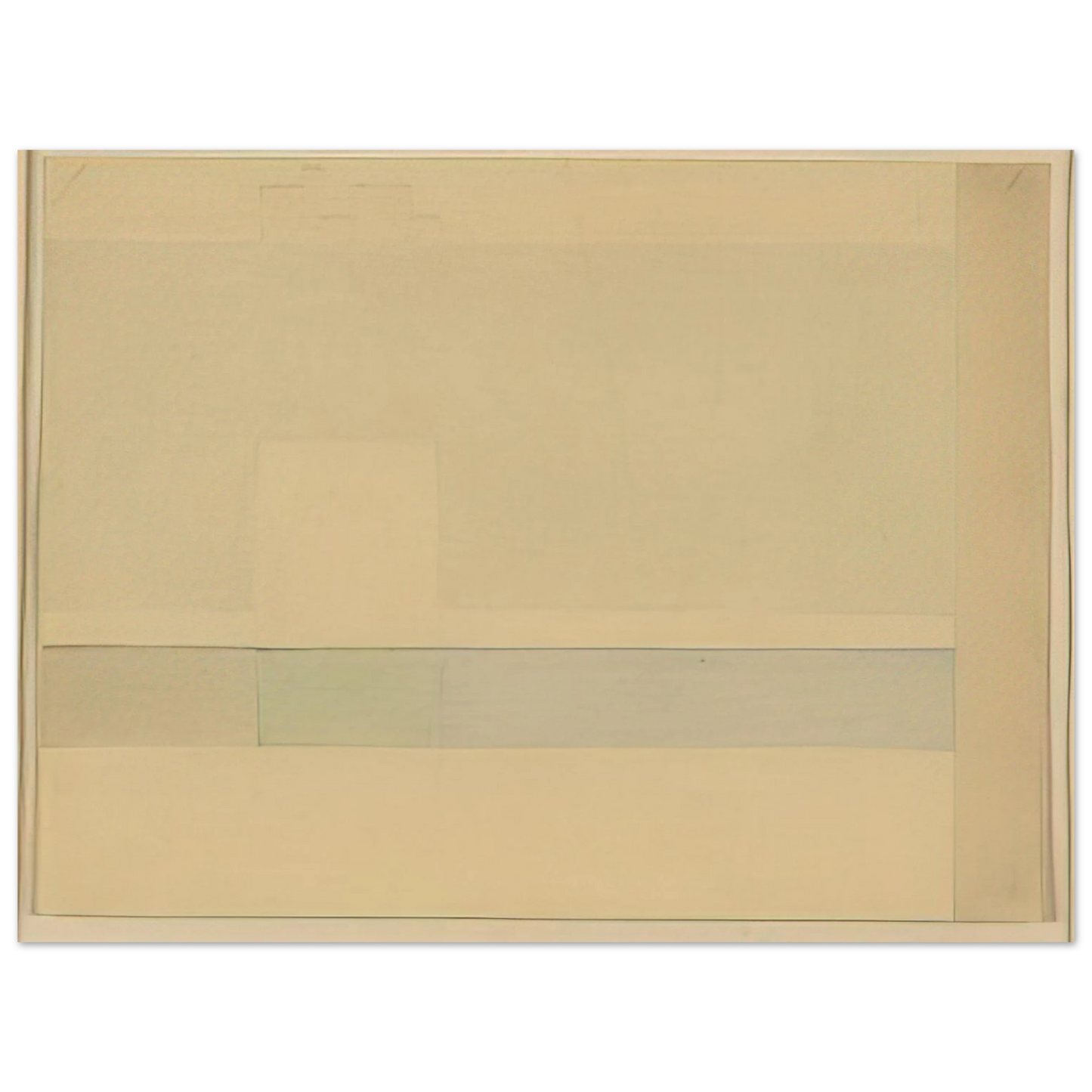 Antonio Calderara - Ha nevicato - 1957  75x100 cm / 30x40inches Fine Art Poster