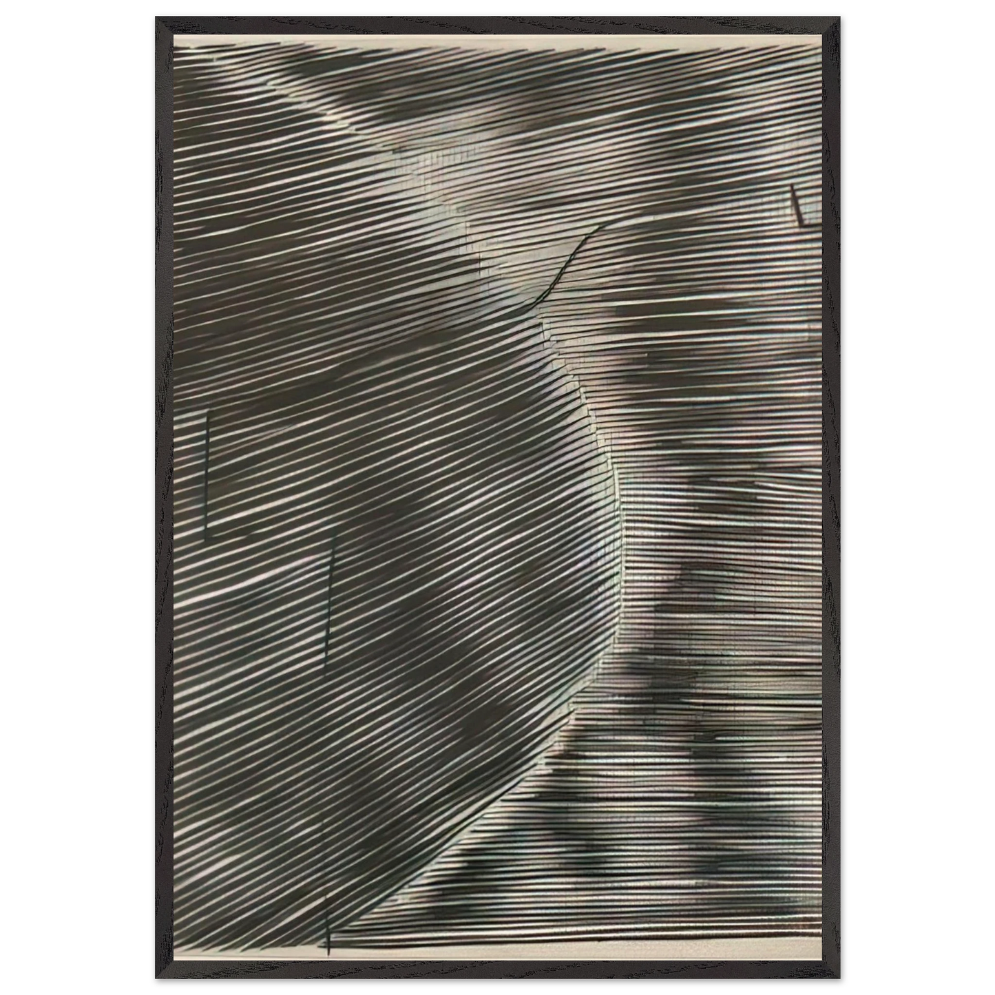 Untitled - 1963 N5 - Gego 70x100 cm / 28x40 inches Framed Art Print – Black Wooden Frame