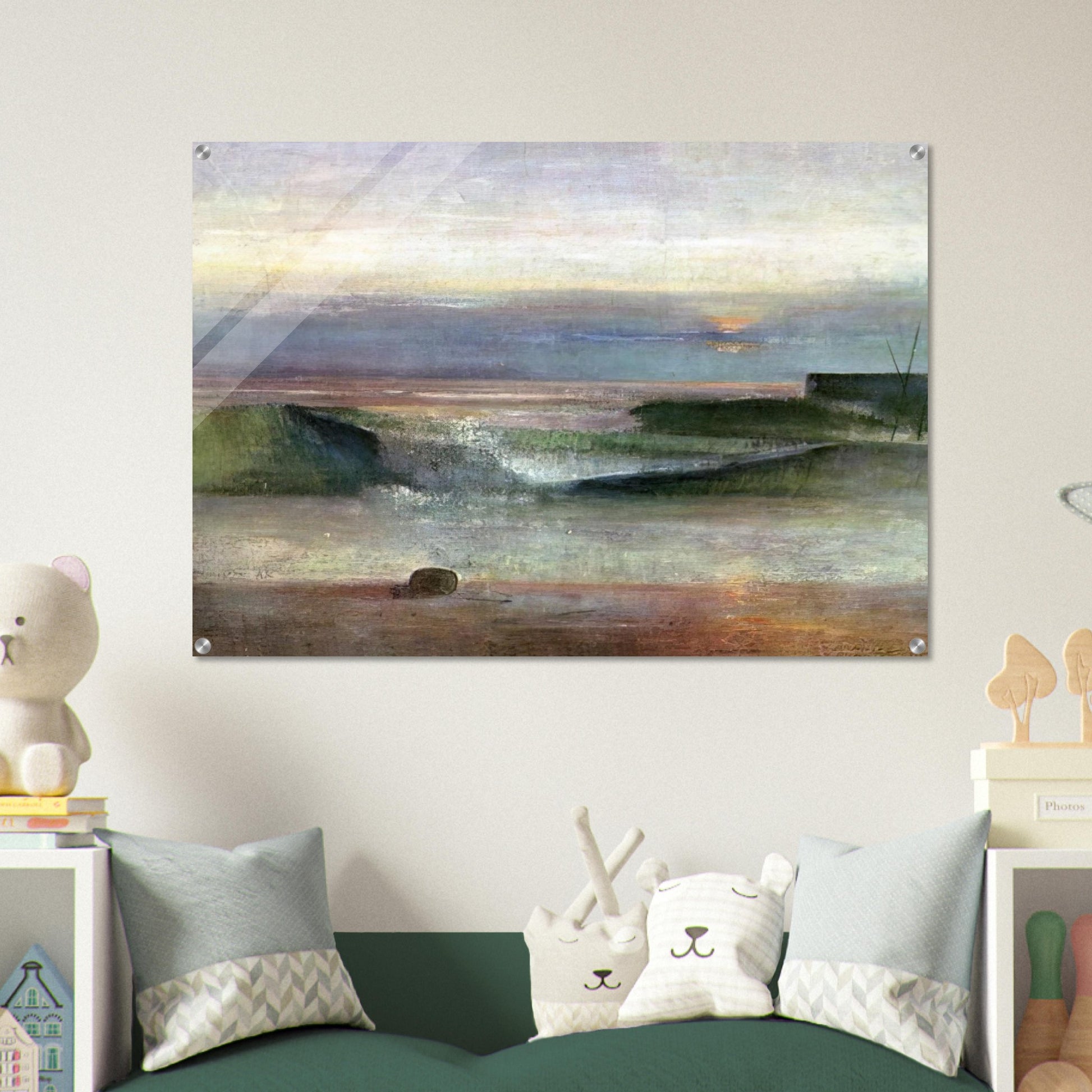 THE WAVE 1944 - Victor Pasmore Acrylic Print - 70x100 cm / 28x40″ inches