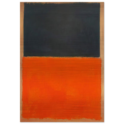 Green and Tangerine on Red - 1956 - Mark Rothko Brushed Aluminum Print - 70x100 cm / 28x40 inches | Mark Rothko Aluminum Print | Mark Rothko Prints