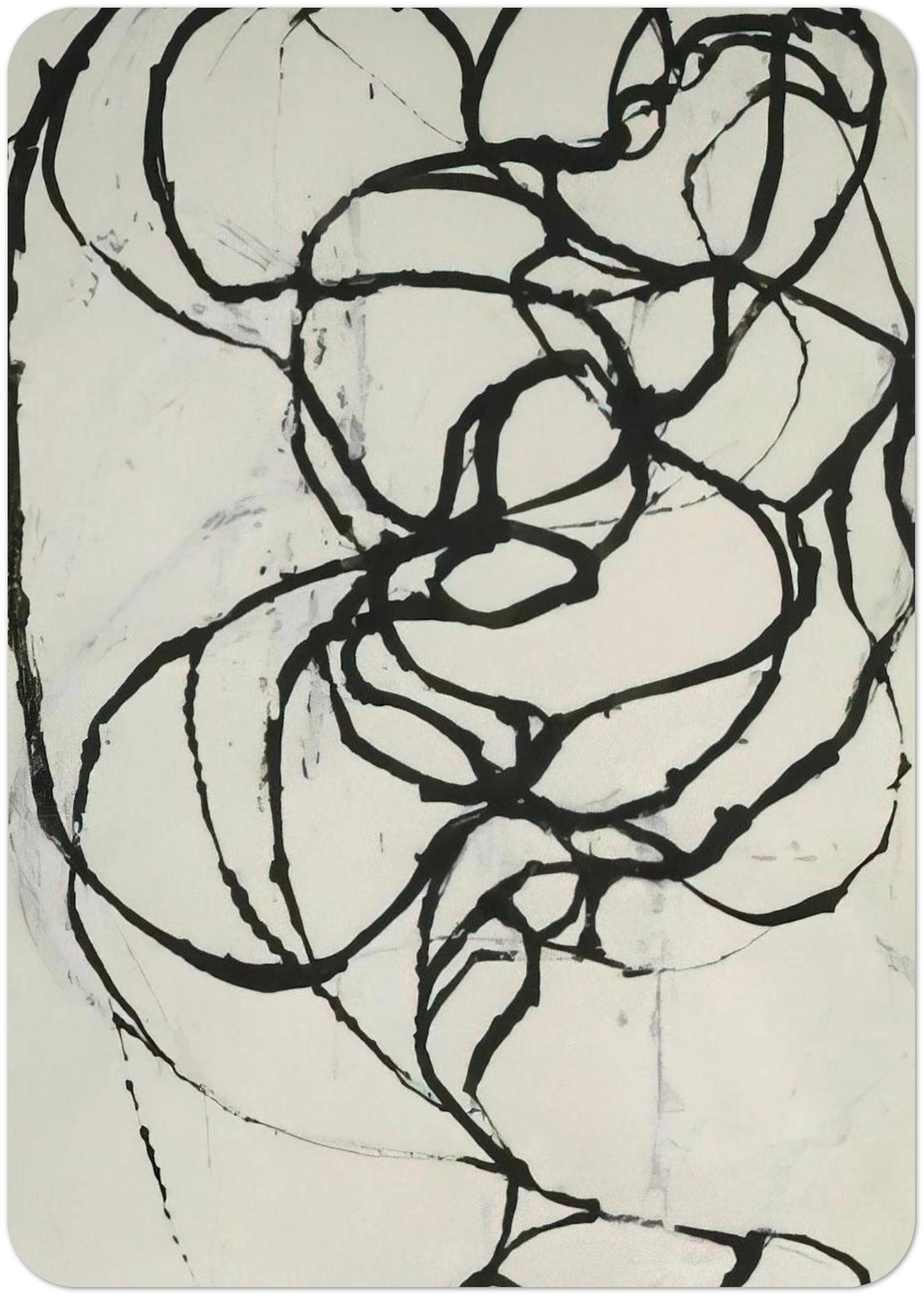 Eagles Mere Set, 5 - 1997 By Brice Marden Pack of 10 Post Cards | Brice Marden Post Cards | A6 (10.5 x 14.8 cm) - 4.1 x 5.8 inches