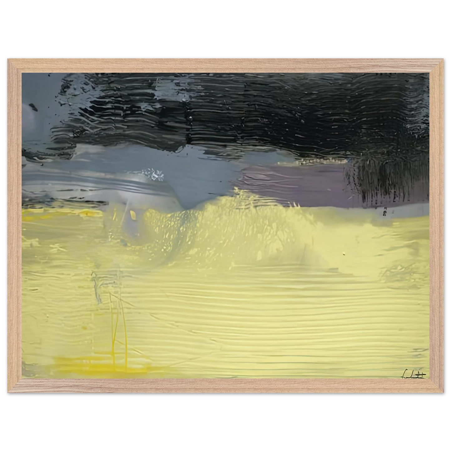 Helen Frankenthaler - Sandstorm, 1992- Wall Art - 60x80 cm / 24x32 inches - Fine Art Poster-canvas - -