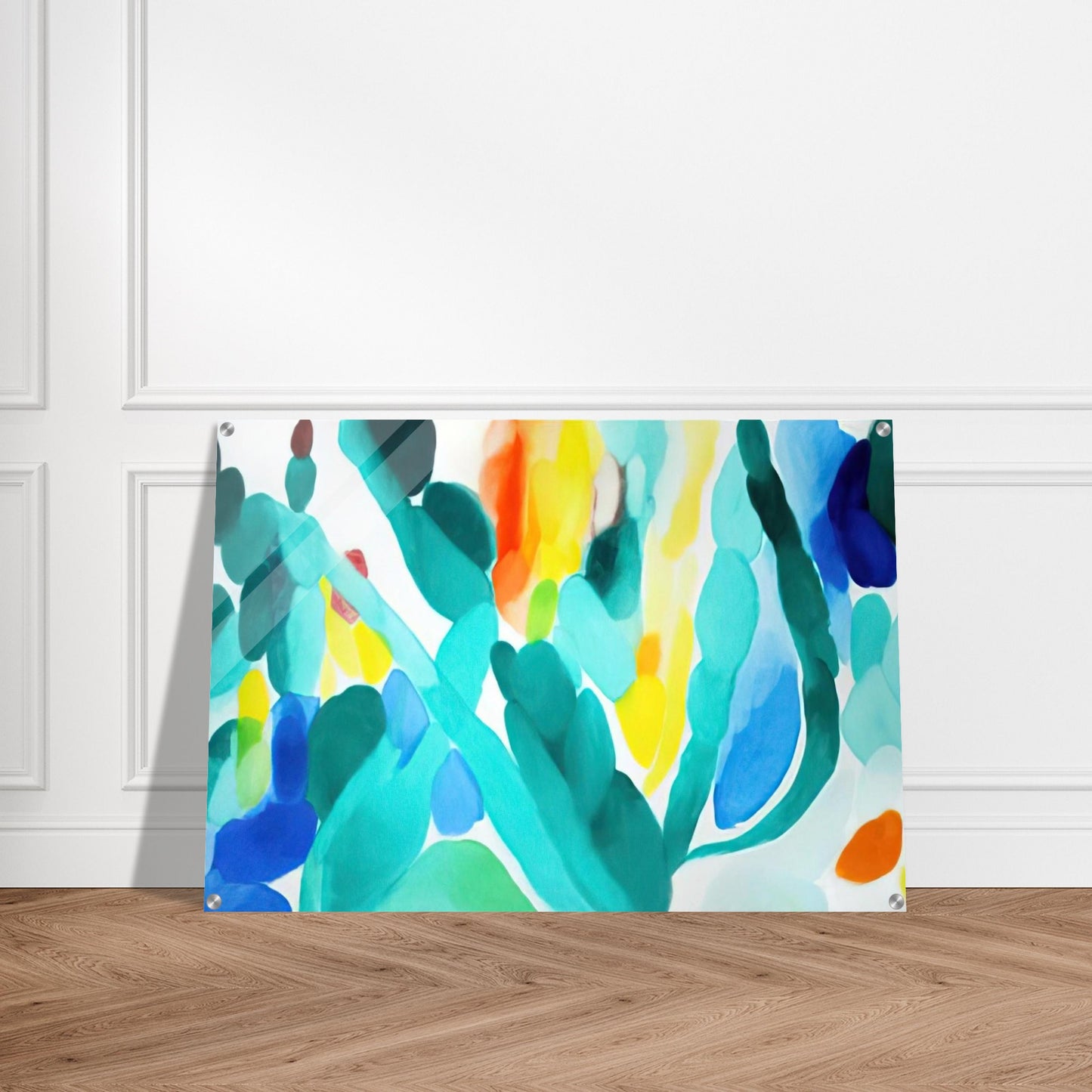 Green Swing - Alice Baber Acrylic Print - 70x100 cm / 28x40″ inches