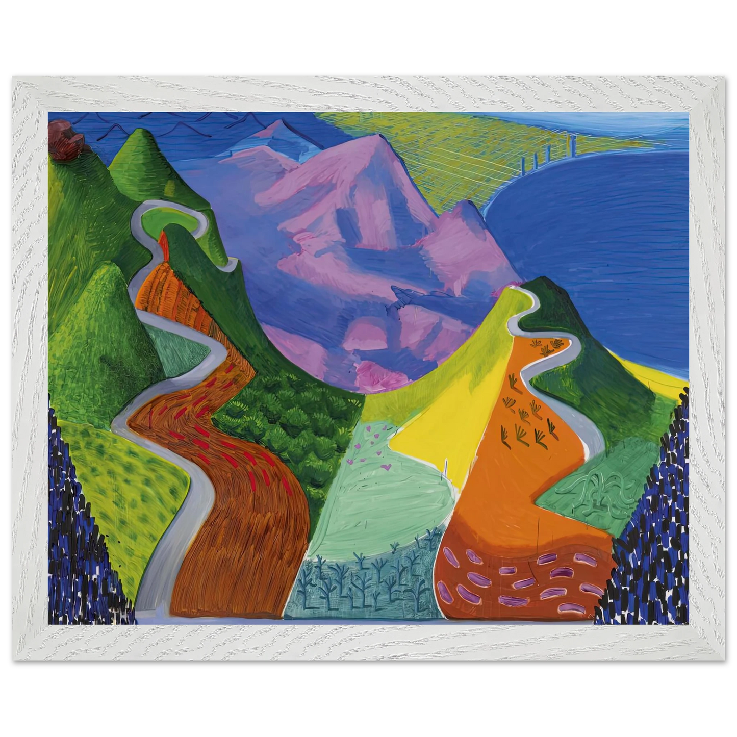 David Hockney - David Hockney Wall art - A0 (84.1 x 118.9  cm) - Fine Art Poster-canvas - -