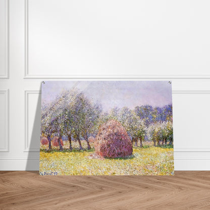 Haystack - claude monet Acrylic Print - 70x100 cm / 28x40″ inches | claude monet Wall Art | claude monet Prints